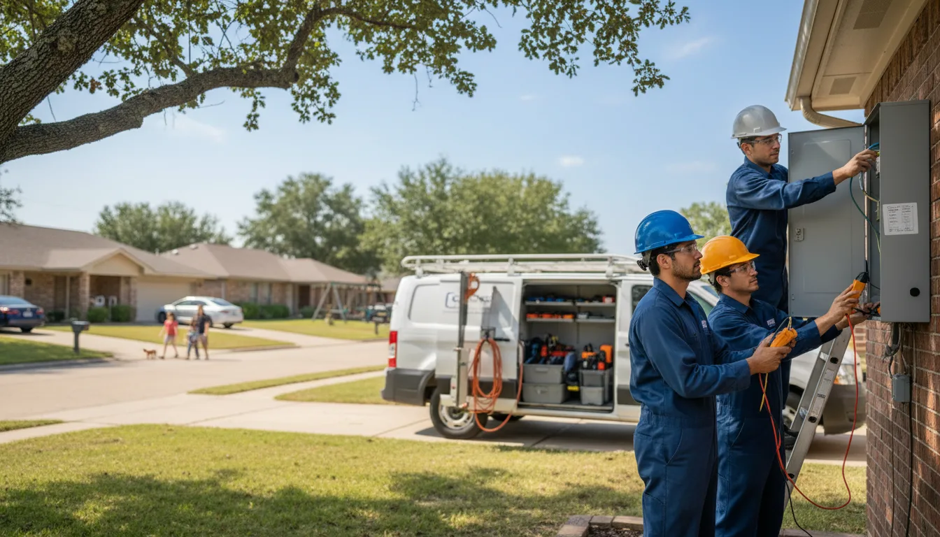 Certified electrician providing emergency electrical services in Bancroft, ID